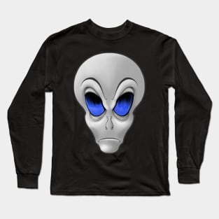 Alien Head Starry Eyes Long Sleeve T-Shirt